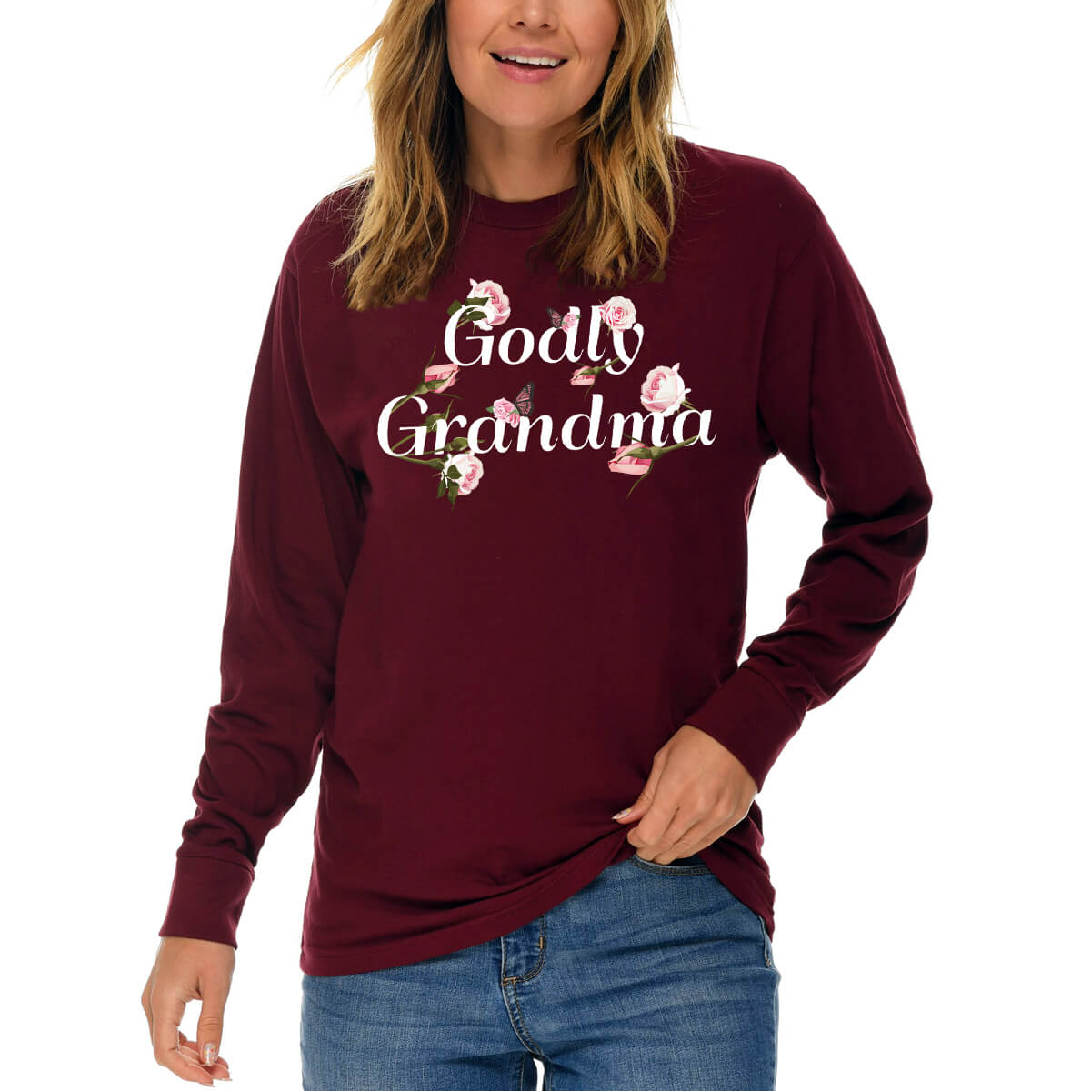 Godly Grandma Long Sleeve T Shirt