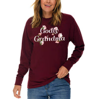 Thumbnail for Godly Grandma Long Sleeve T Shirt