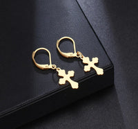 Thumbnail for Vintage Cross Earrings Stainless Steel Jewelry