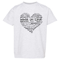 Thumbnail for Walk In Love Toddler T Shirt