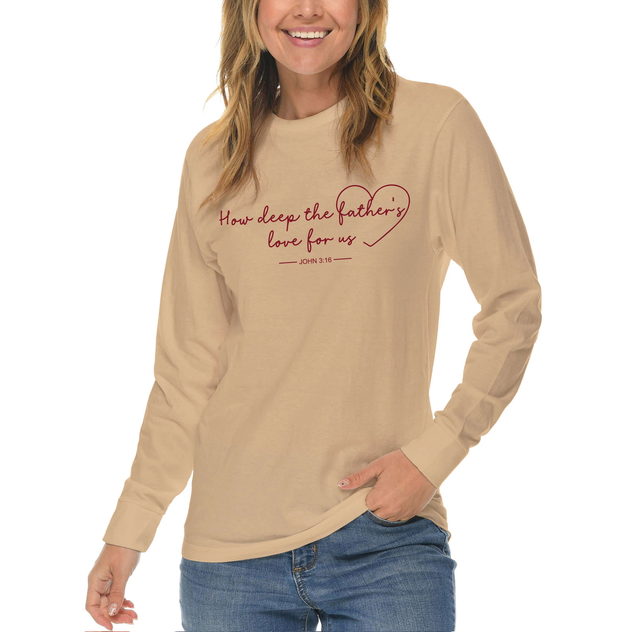 How Deep The Father's Love For Us Long Sleeve T Shirt
