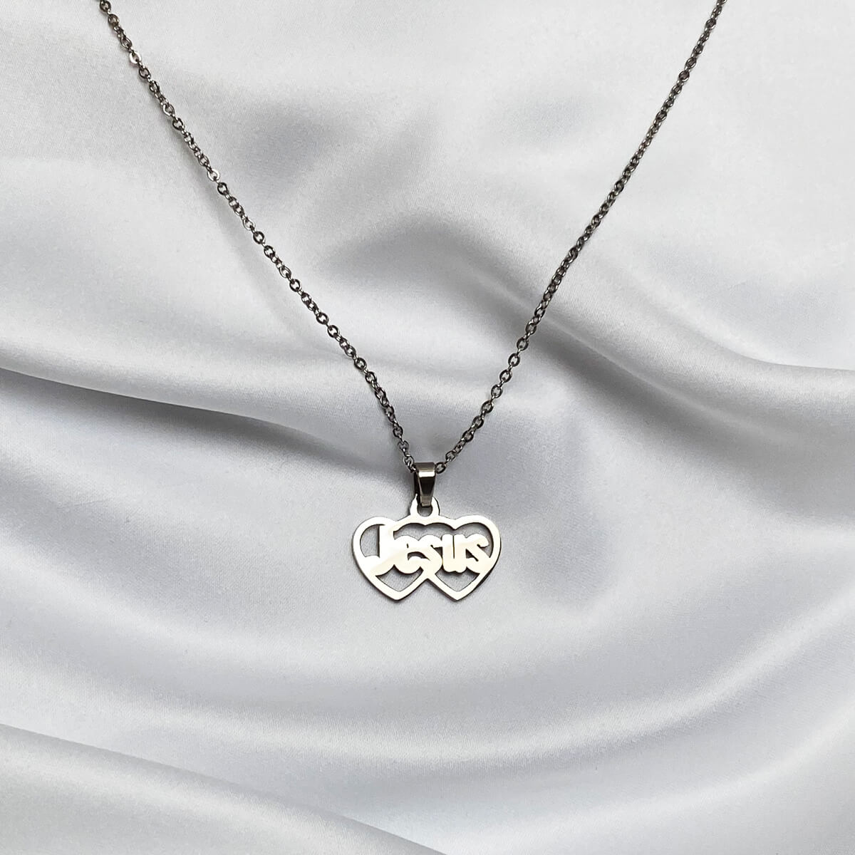 Jesus Loves You Necklace Stainless Steel Jewelry