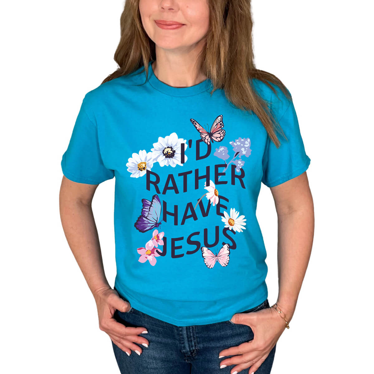 I'd Rather Have Jesus T-Shirt