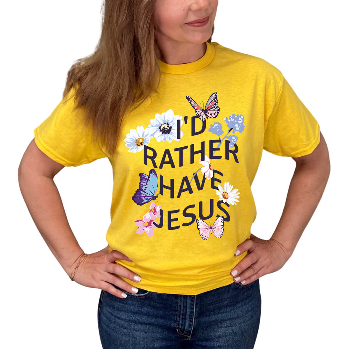 I'd Rather Have Jesus T-Shirt