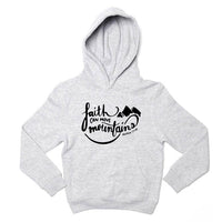 Thumbnail for Faith Can Move Mountains Youth Sweatshirt Hoodie