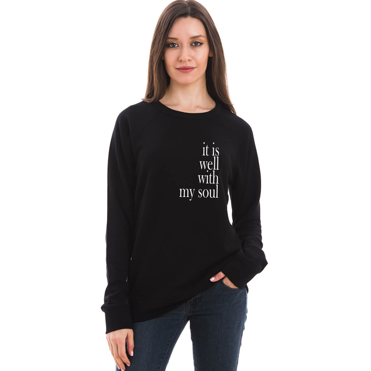It Is Well With My Soul Unisex Lightweight Terry Raglan