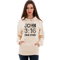 Thumbnail for John 3:16 True Story Unisex Sweatshirt Hoodie