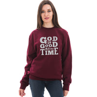 Thumbnail for God Is Good All The Time Unisex Crewneck Sweatshirt
