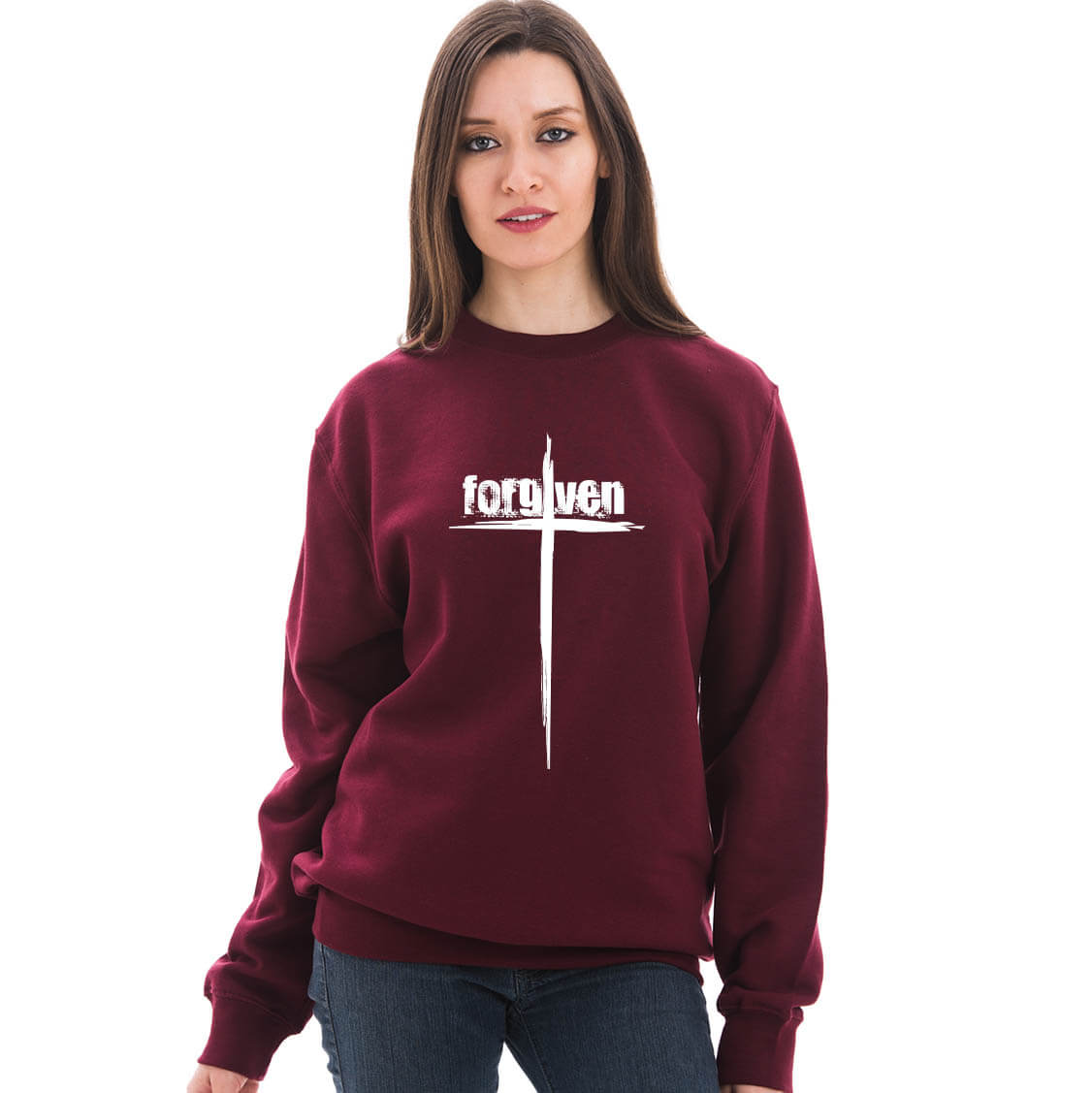 Forgiven Cross Crewneck Sweatshirt
