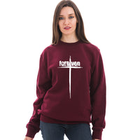Thumbnail for Forgiven Cross Crewneck Sweatshirt