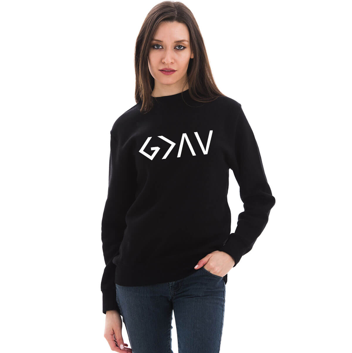 God Is Greater Than The Highs And Lows Crewneck Sweatshirt