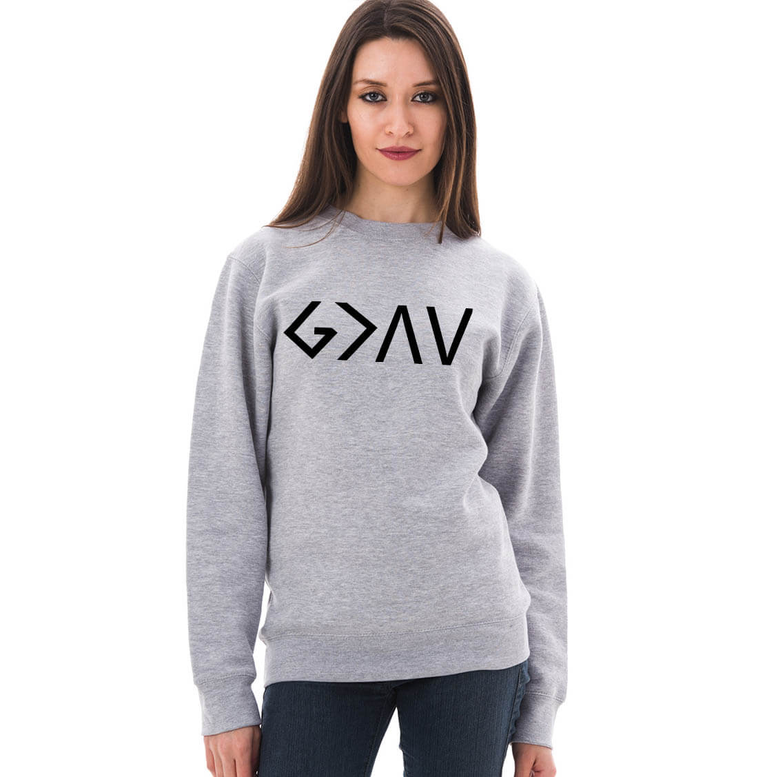 God Is Greater Than The Highs And Lows Unisex Crewneck Sweatshirt