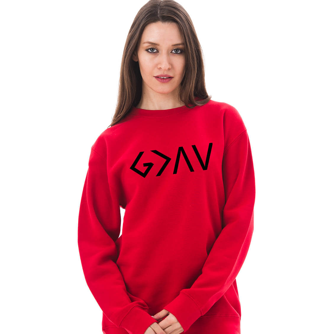 God Is Greater Than The Highs And Lows Unisex Crewneck Sweatshirt