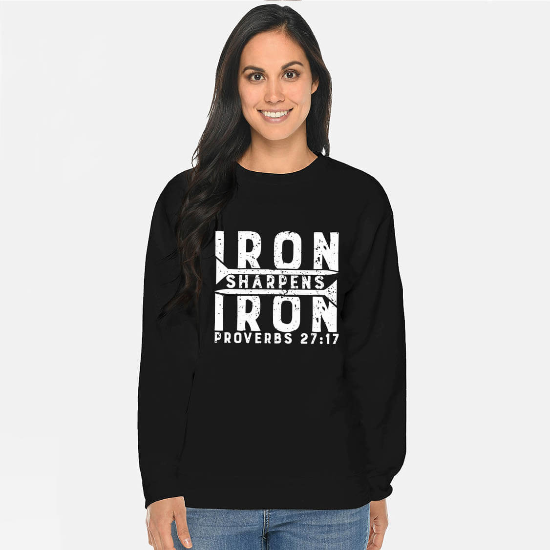 Iron Sharpens Iron Crewneck Unisex Sweatshirt