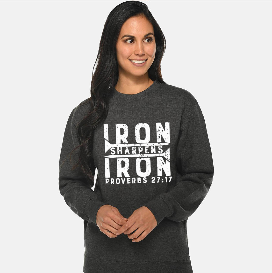 Iron Sharpens Iron Unisex Crewneck Sweatshirt FINAL SALE ITEM