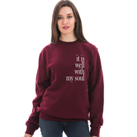 Thumbnail for It Is Well With My Soul Unisex Crewneck Sweatshirt