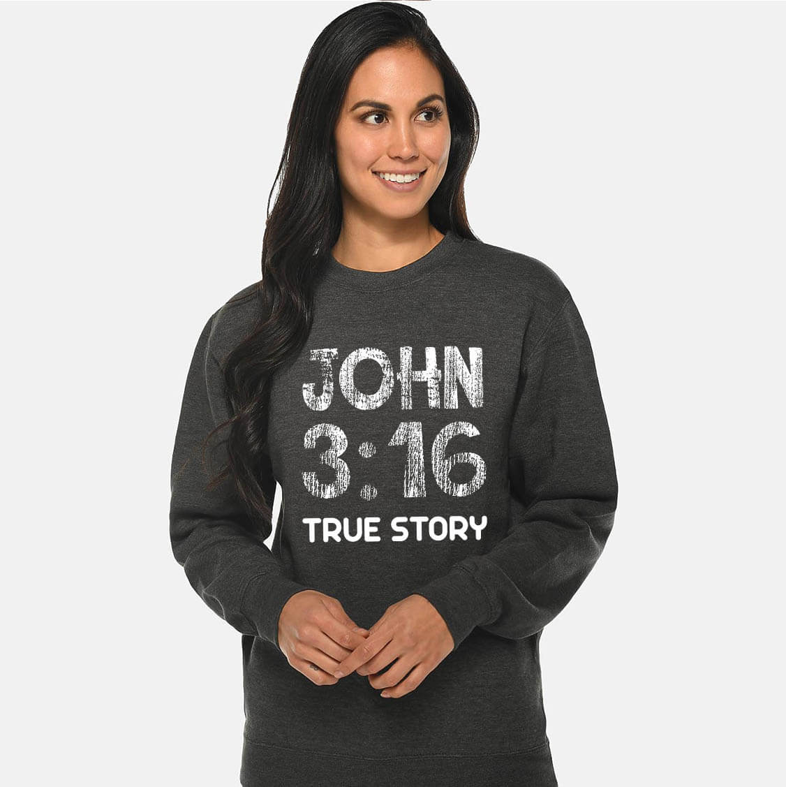John 3:16 True Story Crewneck Unisex Sweatshirt