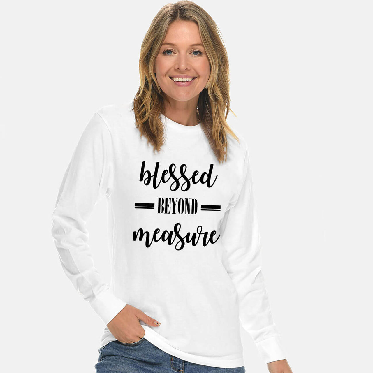 Blessed Beyond Measure Unisex Long Sleeve T Shirt