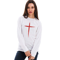Thumbnail for Calvary Cross Unisex Long Sleeve T Shirt