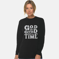 Thumbnail for God Is Good All The Time Unisex Long Sleeve T Shirt
