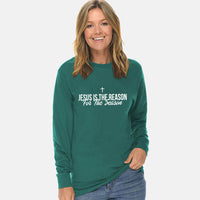 Thumbnail for Jesus Is The Reason Unisex Long Sleeve T Shirt