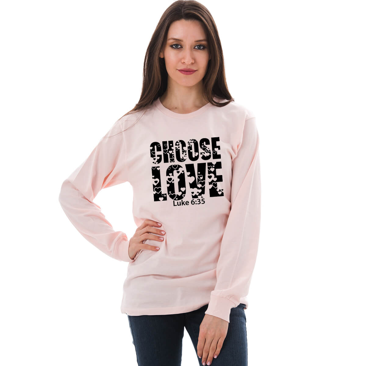 Choose Love Unisex Long Sleeve T Shirt