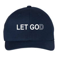 Thumbnail for Let Go Let God Embroidered Fitted Cap