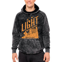 Thumbnail for Light In The Darkness Mineral Wash Men's Sweatshirt Hoodie