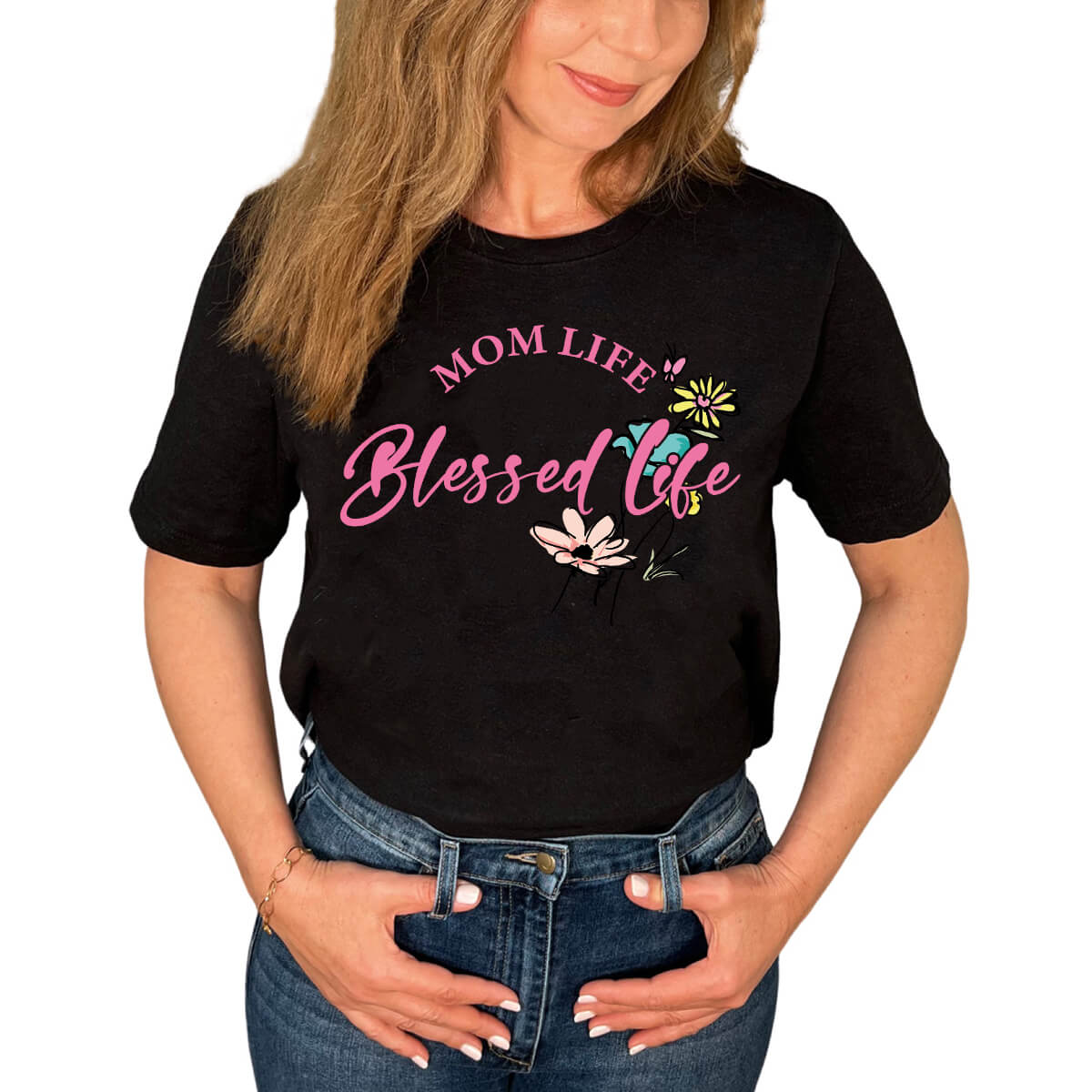 Mom Life Blessed Life T-Shirt