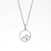 Thumbnail for Mustard Seed Faith Mountain Necklace Stainless Steel Jewelry