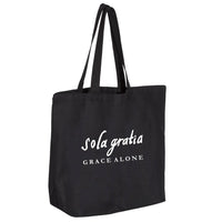 Thumbnail for Sola Gratia Grace Alone Jumbo Tote Canvas Bag