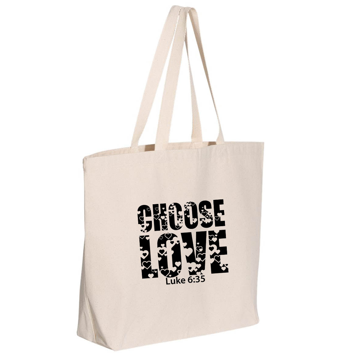 Choose Love Jumbo Tote Bag