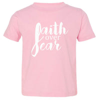 Thumbnail for Faith Over Fear Toddler T Shirt