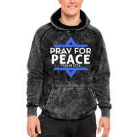Thumbnail for Pray For Peace Mineral Wash Men's Sweatshirt Hoodie