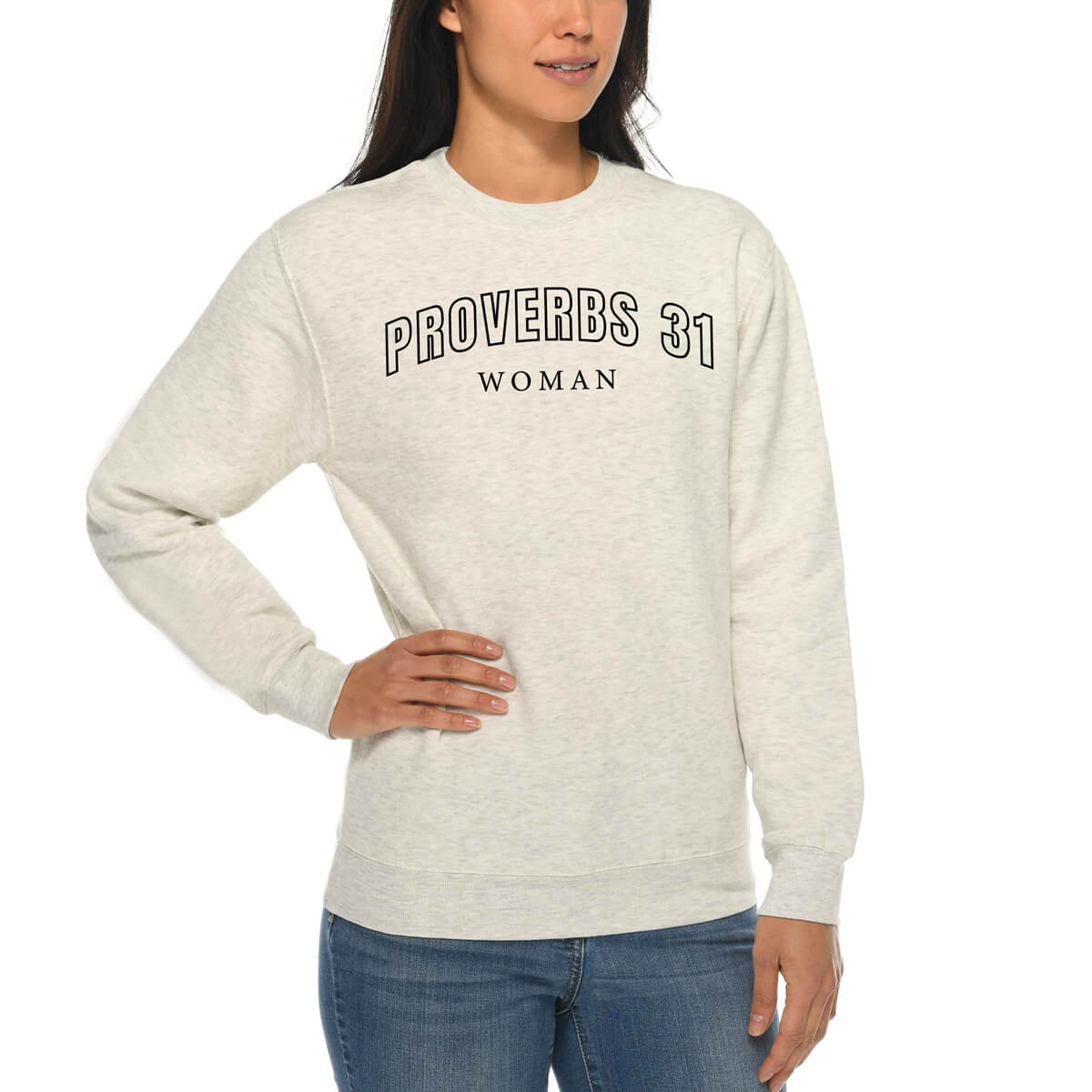 Proverbs 31 Woman Crewneck Sweatshirt