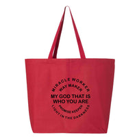 Thumbnail for WayMaker Miracle Worker Jumbo Tote Canvas Bag