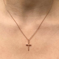 Thumbnail for Simple Cross Necklace Sterling Silver Jewelry