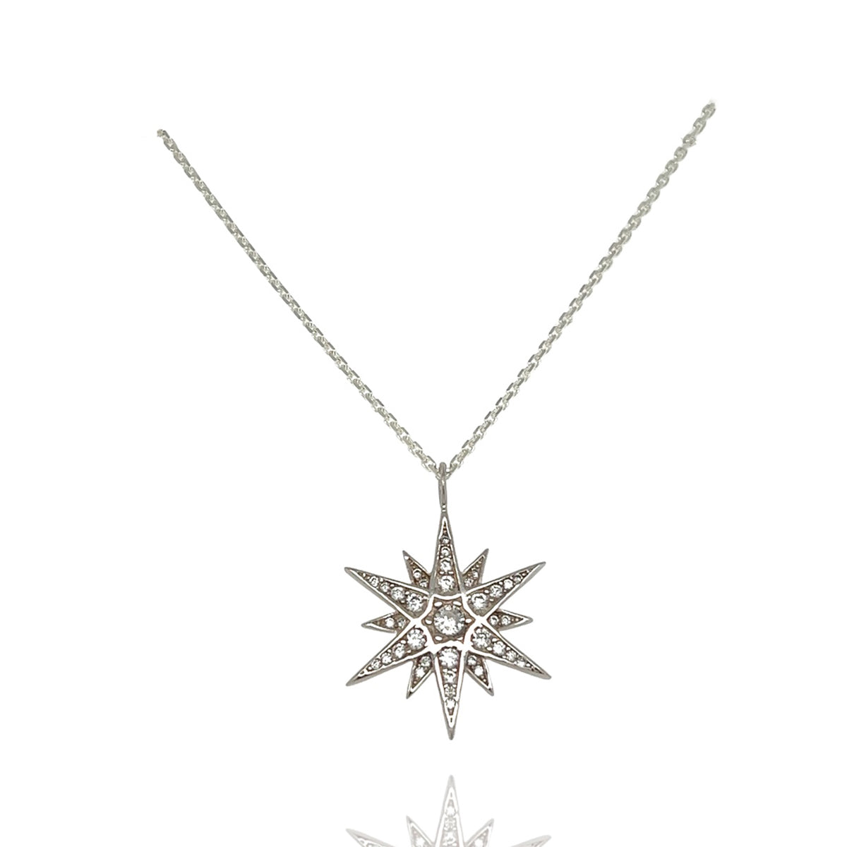Star Of Bethlehem Necklace Sterling Silver Jewelry