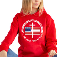 Thumbnail for Thousands Died For My Freedom One Died For My Soul Sweatshirt Hoodie