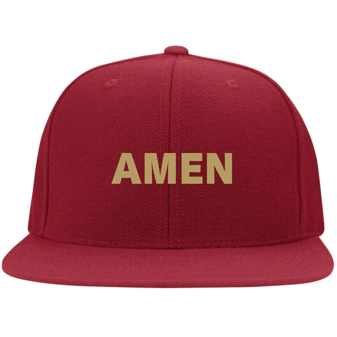 Amen Embroidered Fitted Cap