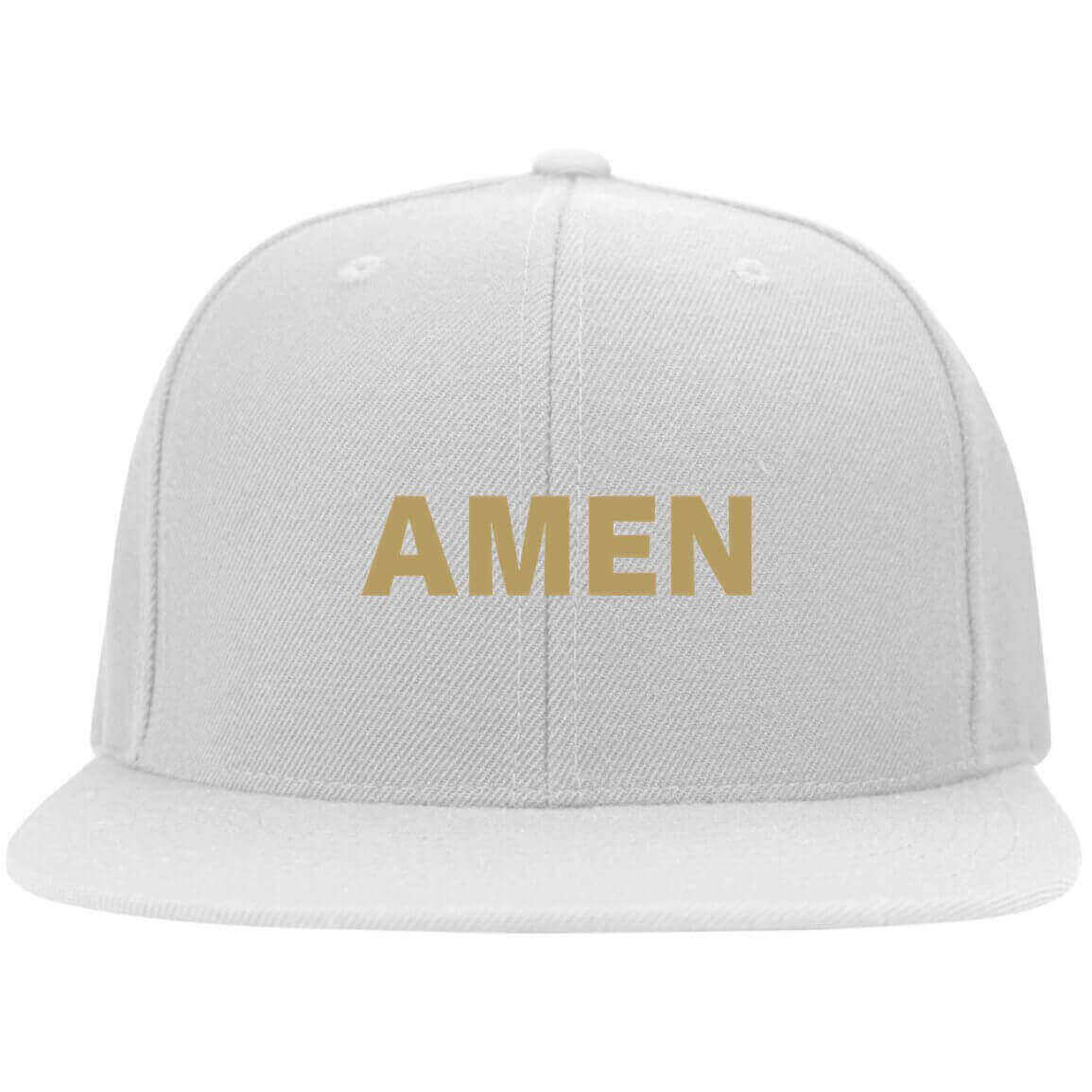 Amen Embroidered Fitted Cap