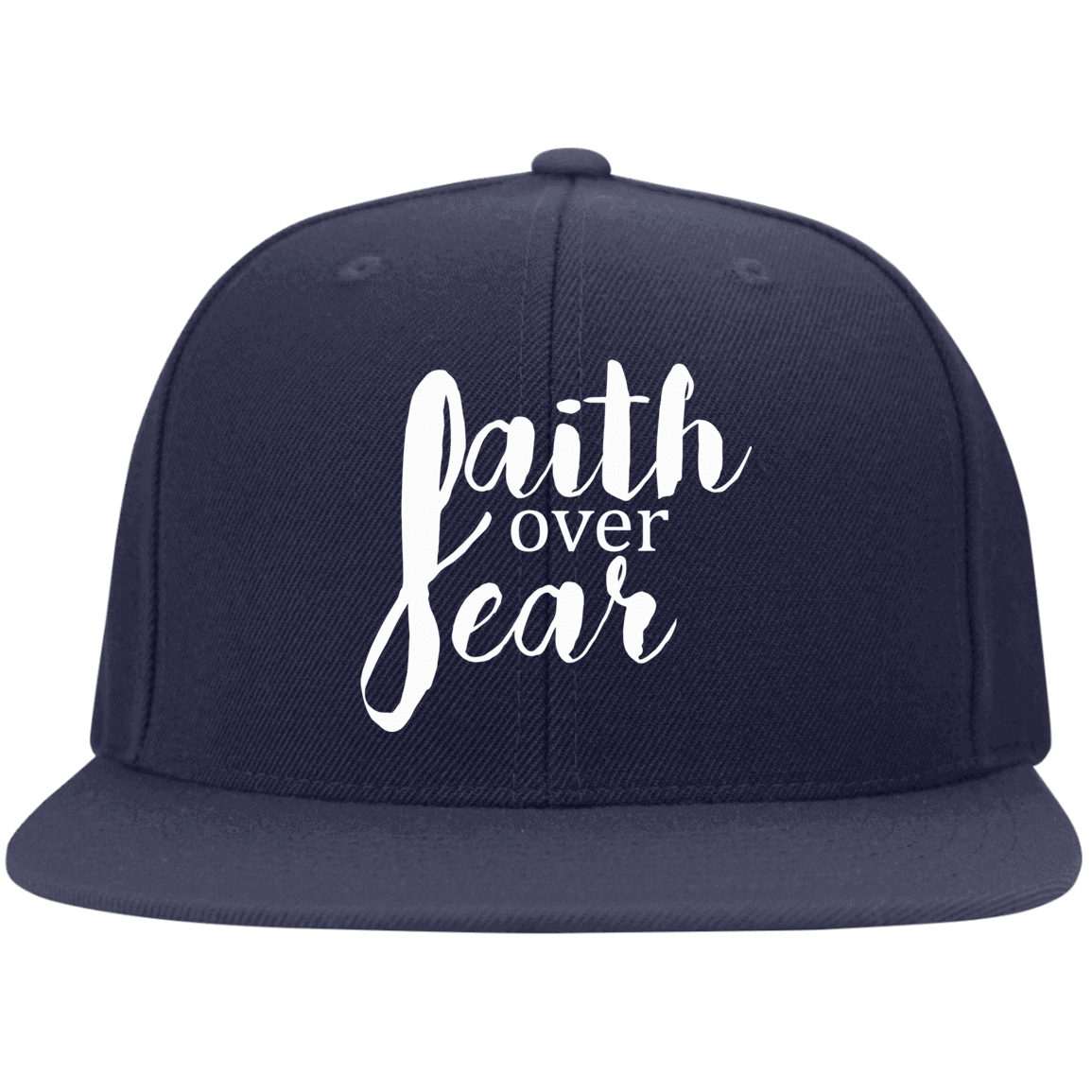 Faith Over Fear Embroidered Fitted Cap