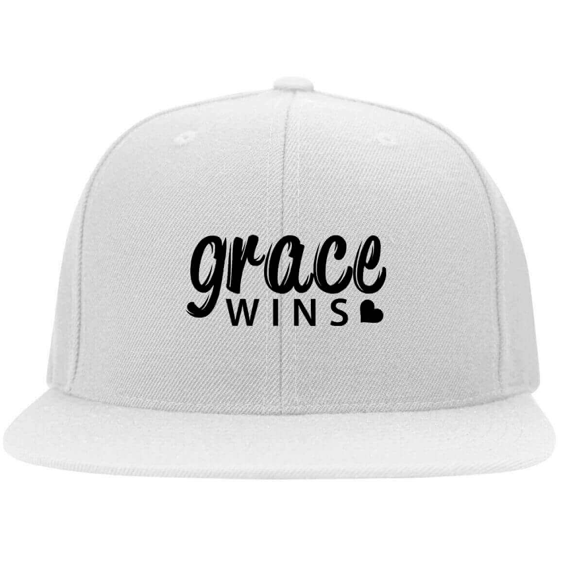 Grace Wins Embroidered Fitted Cap