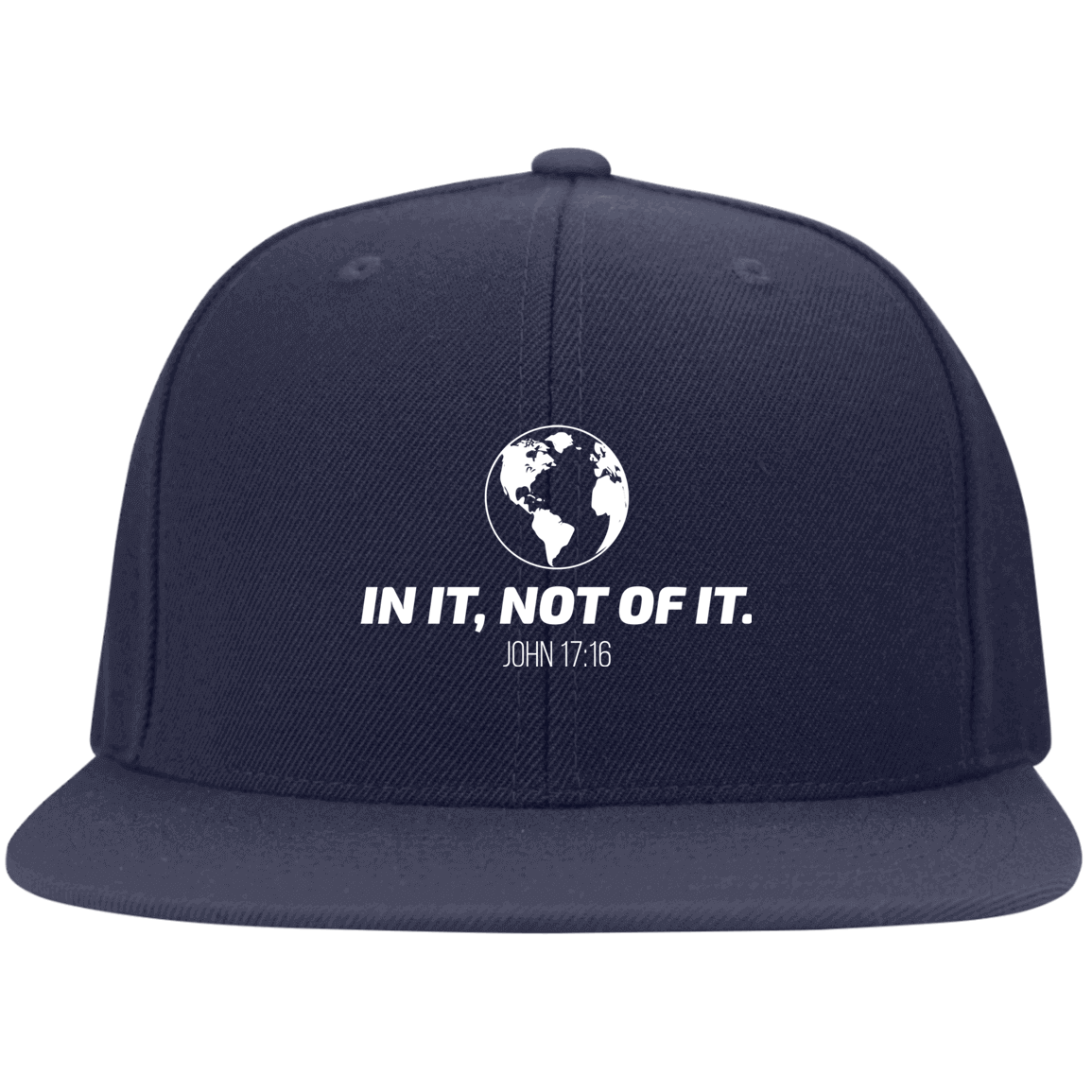 In It, Not Of It Embroidered Fitted Cap